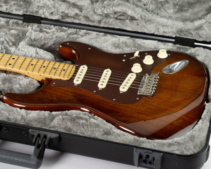 Fender Limited Edition Exotic Collection Shedua Top Stratocaster 2017 Shaded Edge Burst