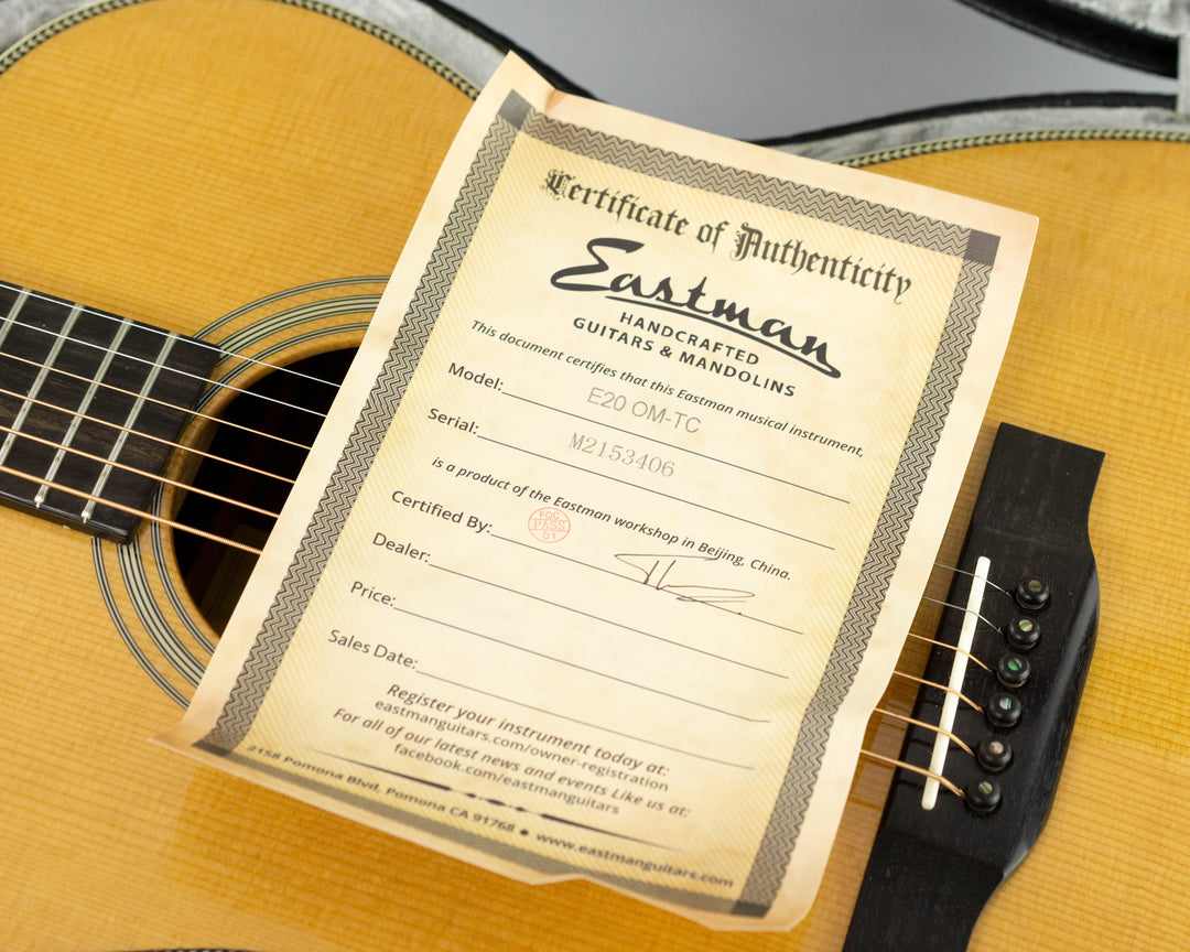 Eastman E20 OM-TC 2024 Natural