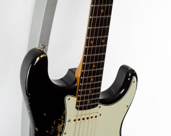 Fender Custom Shop 1962 Stratocaster Limited Edition 2024 Heavy Relic Black Over Aztec Gold