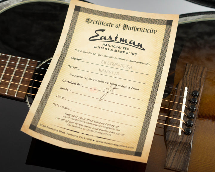 Eastman E6-LGSS-TC-SB 2024 Sunburst