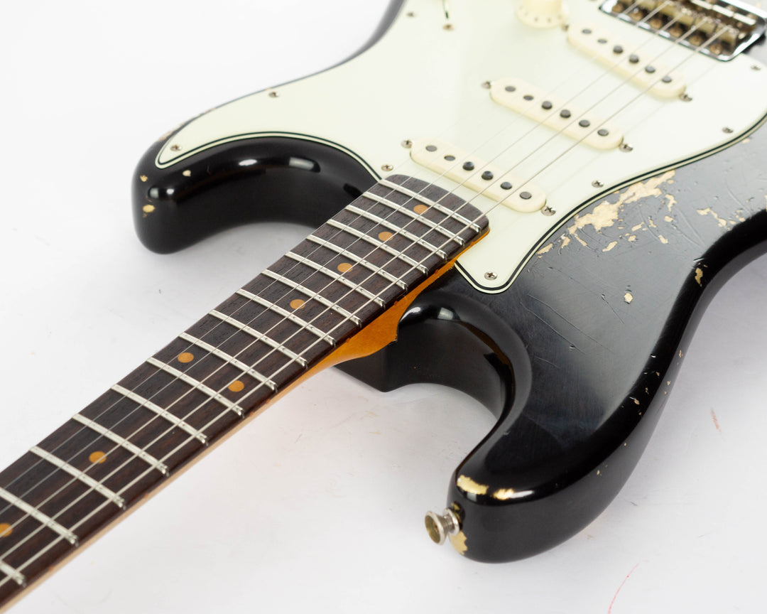 Fender Custom Shop 1962 Stratocaster Limited Edition 2024 Heavy Relic Black Over Aztec Gold