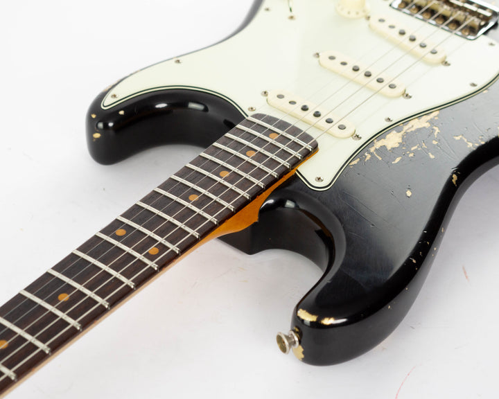 Fender Custom Shop 1962 Stratocaster Limited Edition 2024 Heavy Relic Black Over Aztec Gold