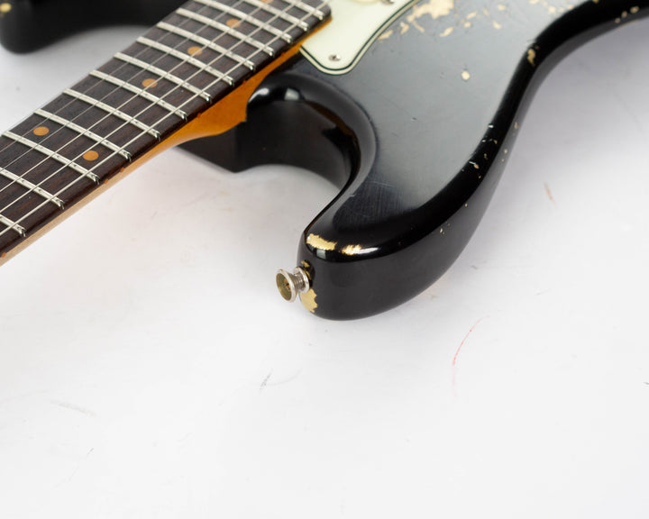 Fender Custom Shop 1962 Stratocaster Limited Edition 2024 Heavy Relic Black Over Aztec Gold