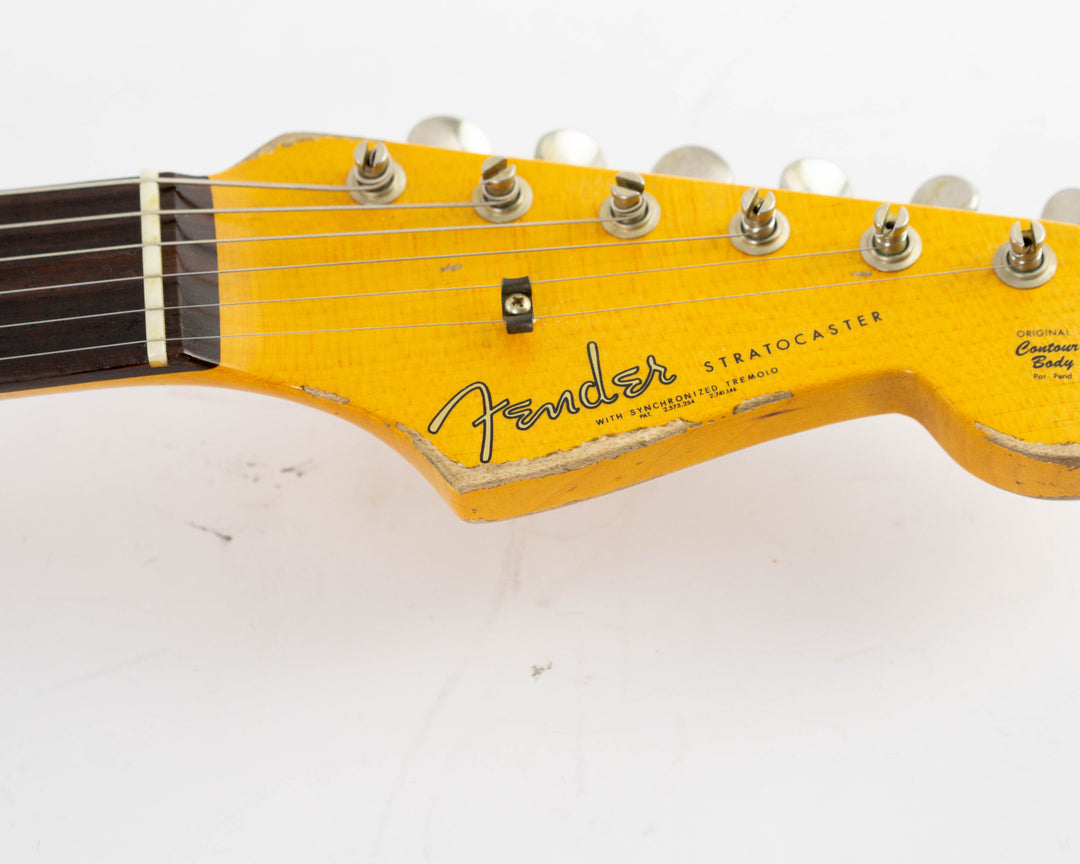 Fender Custom Shop 1962 Stratocaster Limited Edition 2024 Heavy Relic Black Over Aztec Gold