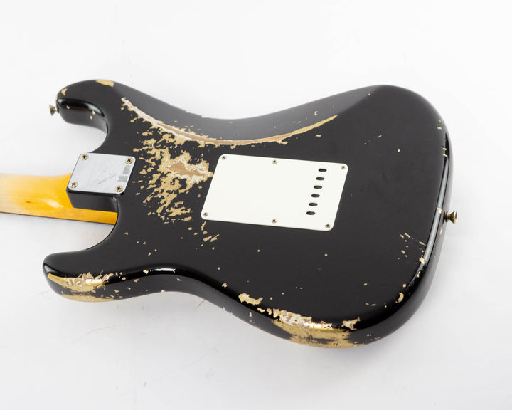 Fender Custom Shop 1962 Stratocaster Limited Edition 2024 Heavy Relic Black Over Aztec Gold