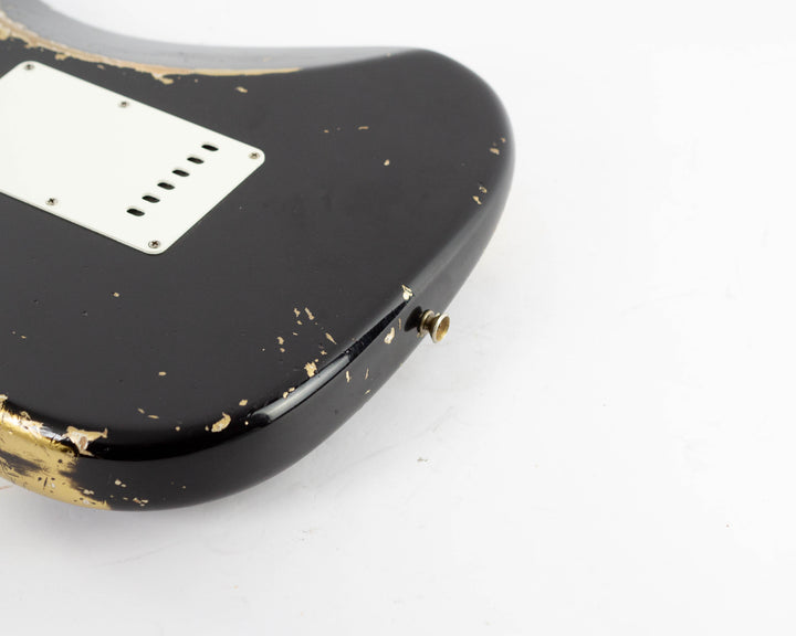 Fender Custom Shop 1962 Stratocaster Limited Edition 2024 Heavy Relic Black Over Aztec Gold