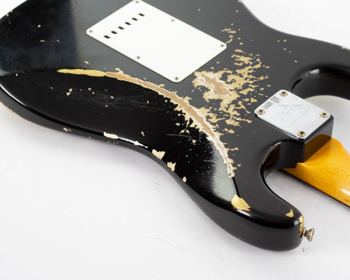 Fender Custom Shop 1962 Stratocaster Limited Edition 2024 Heavy Relic Black Over Aztec Gold