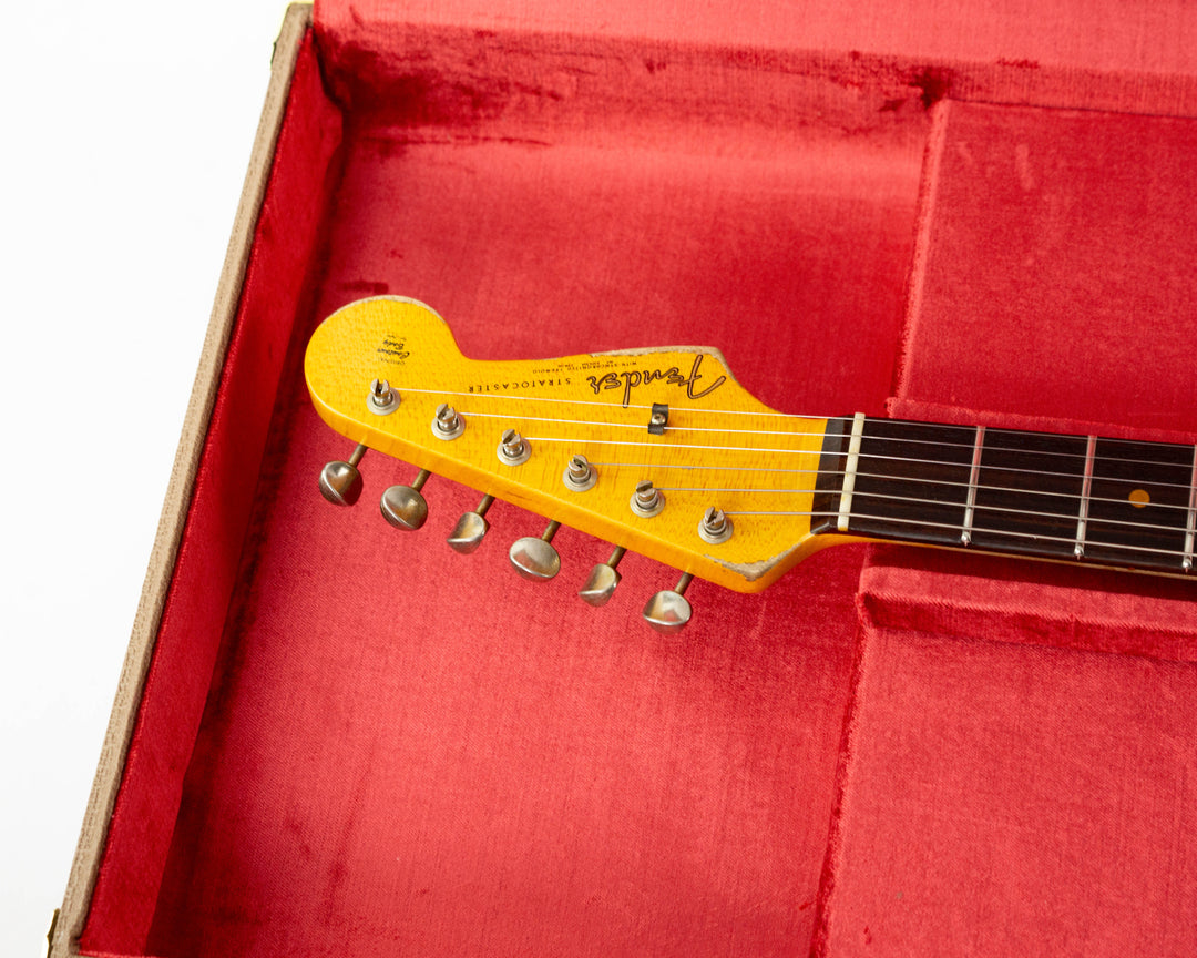 Fender Custom Shop 1962 Stratocaster Limited Edition 2024 Heavy Relic Black Over Aztec Gold