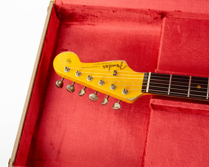 Fender Custom Shop 1962 Stratocaster Limited Edition 2024 Heavy Relic Black Over Aztec Gold