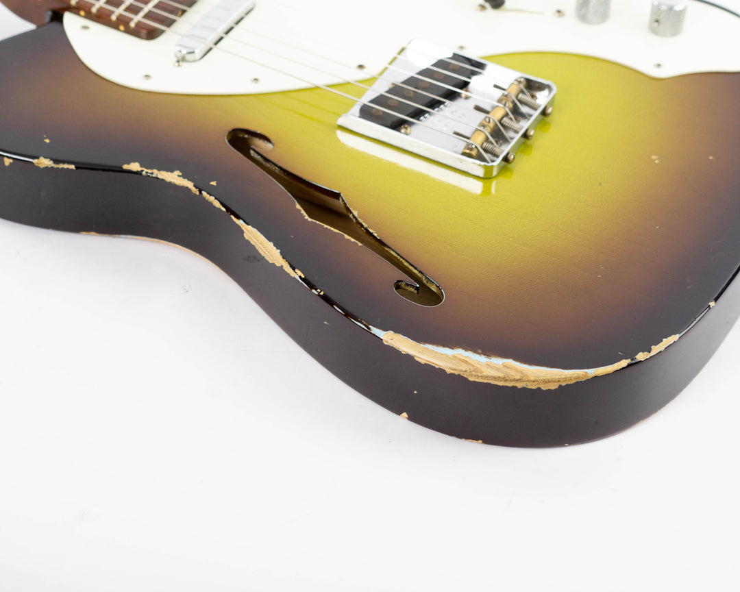 Fender Custom Shop Limited Edition '50s Reissue Thinline Telecaster Relic 2016 Dirty Sonic Burst