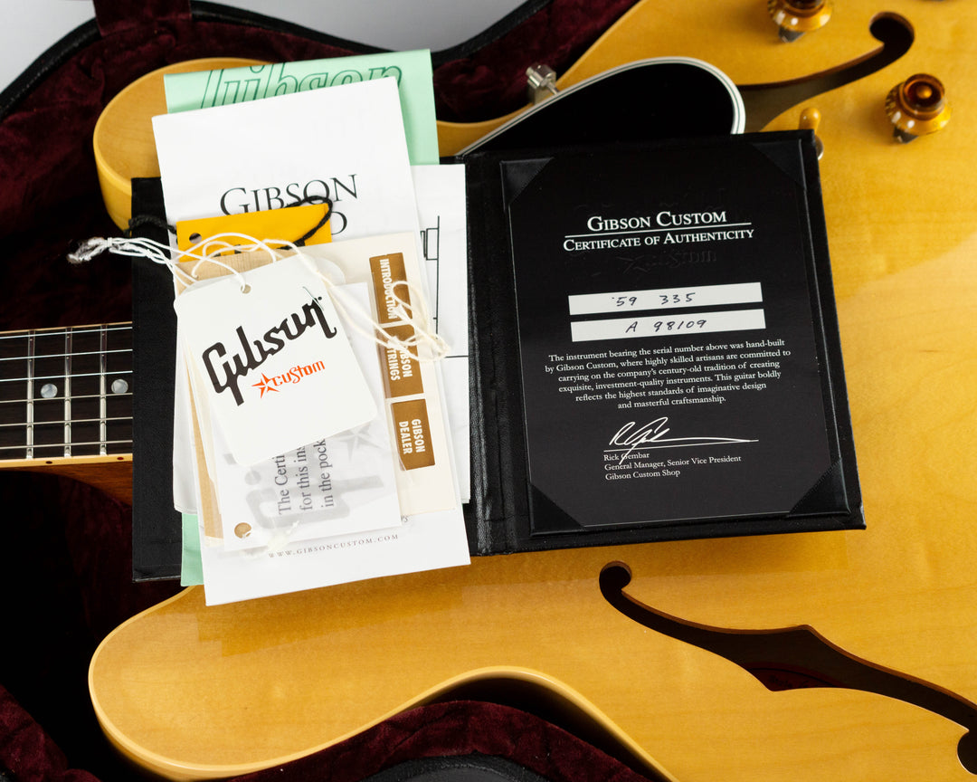 Gibson Custom Shop 1959 ES-335 Reissue 2019 Vintage Natural