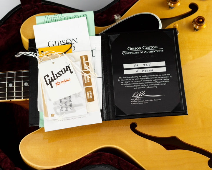 Gibson Custom Shop 1959 ES-335 Reissue 2019 Vintage Natural