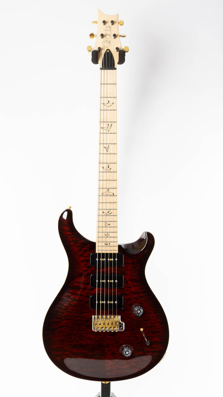 PRS Custom 22 Soapbar 10 Top 2010 Quilt Fire Red Burst