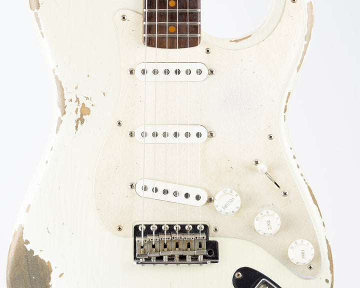 Fender Custom Shop Limited Edition '59 Stratocaster Heavy Relic 2017 Aged Olympic White