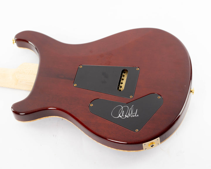 PRS Custom 22 Soapbar 10 Top 2010 Quilt Fire Red Burst