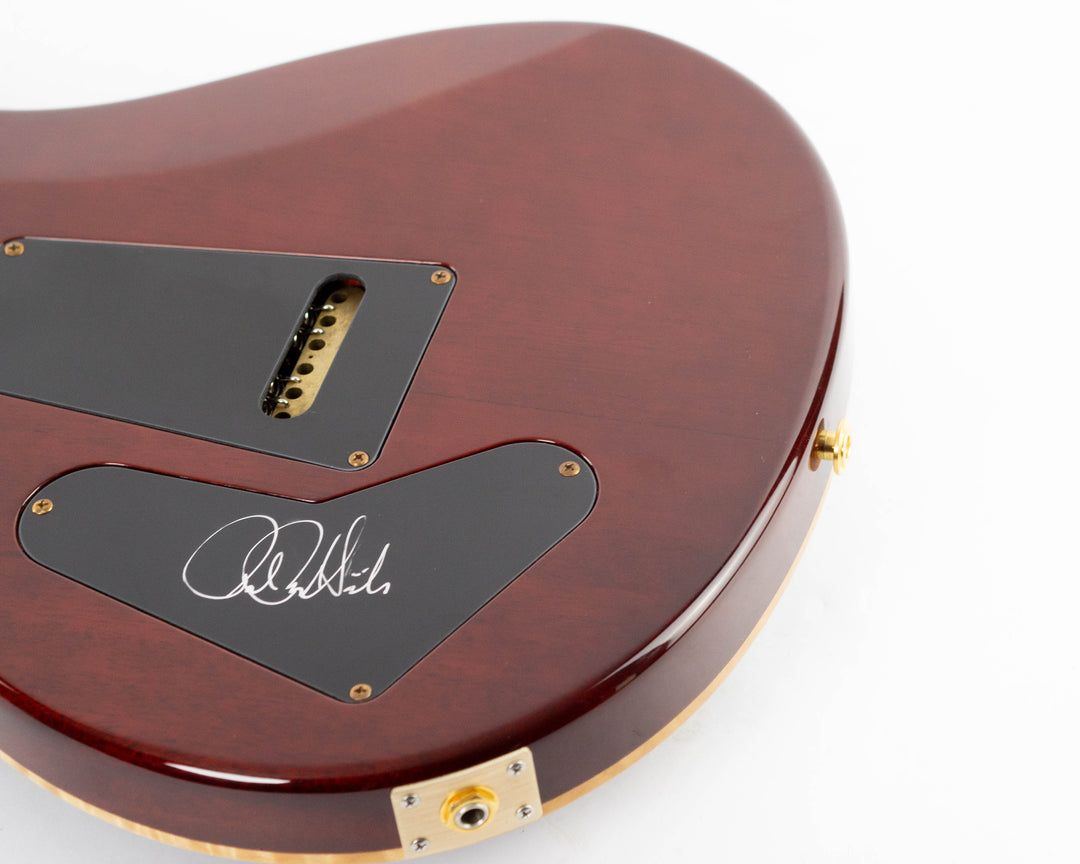 PRS Custom 22 Soapbar 10 Top 2010 Quilt Fire Red Burst