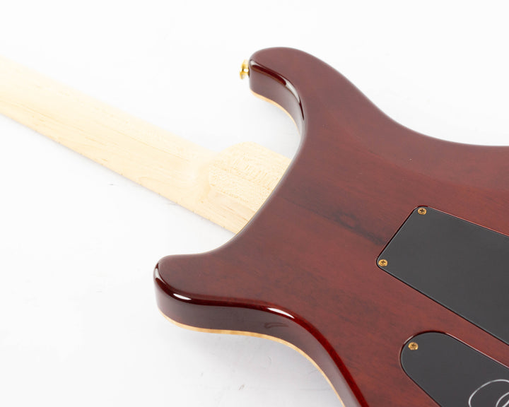 PRS Custom 22 Soapbar 10 Top 2010 Quilt Fire Red Burst