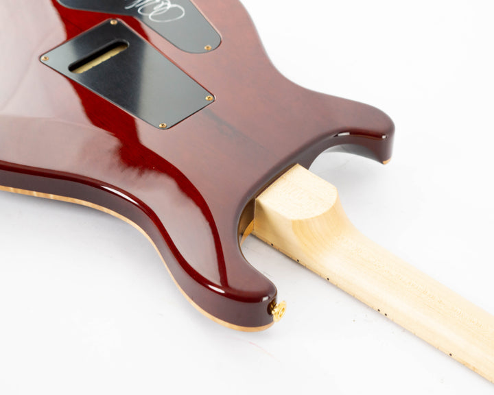 PRS Custom 22 Soapbar 10 Top 2010 Quilt Fire Red Burst