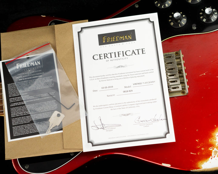 Friedman Vintage T HH 2019 Candy Apple Red Relic