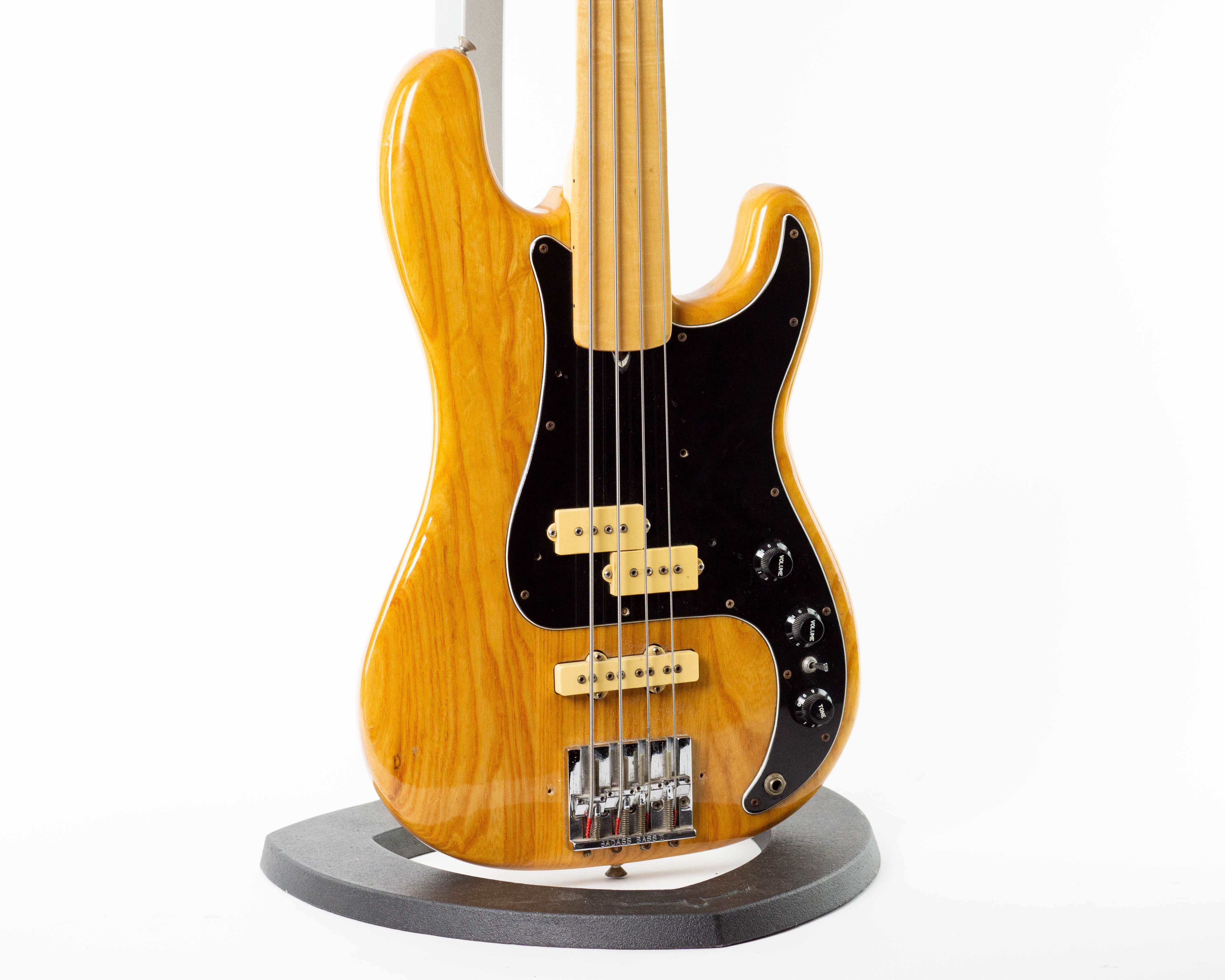 Fender Precision Bass Fretless 1977 Natural – The58Sound