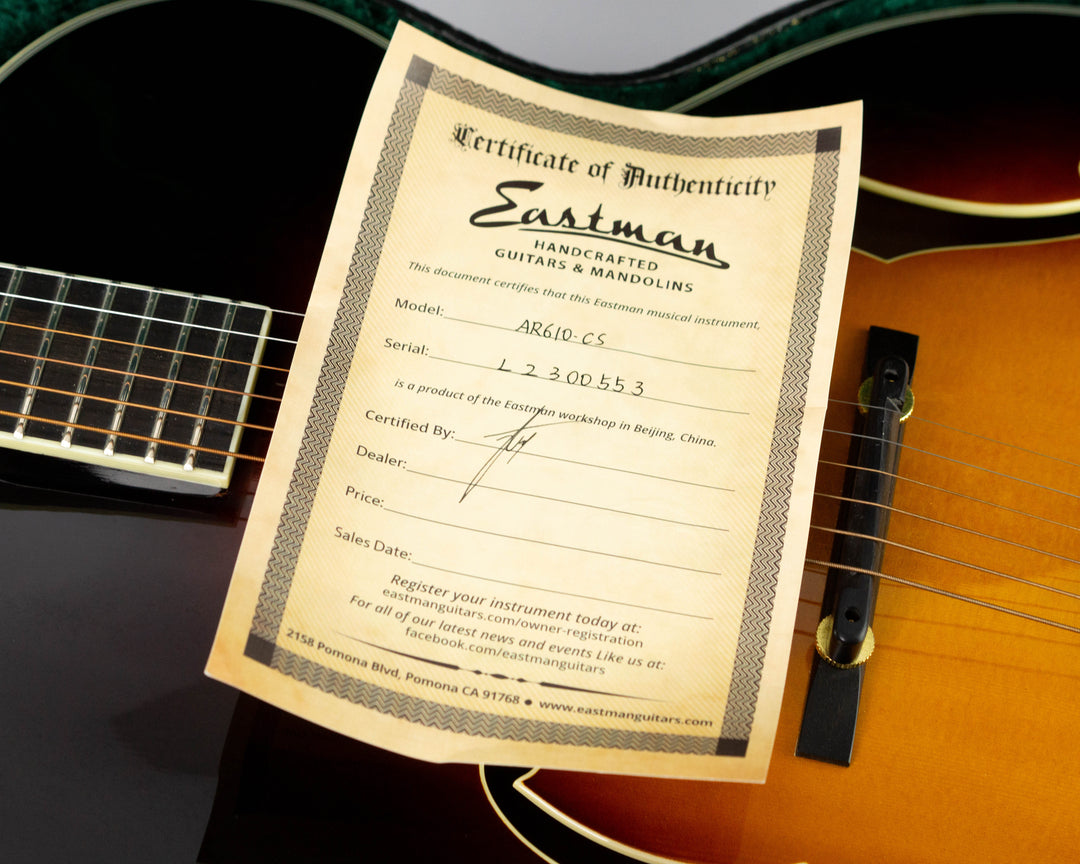 Eastman AR610-CS 2023 Classic Sunburst