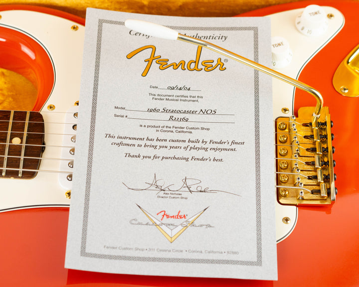 Fender Custom Shop 1960 Stratocaster NOS 2004 Fiesta Red