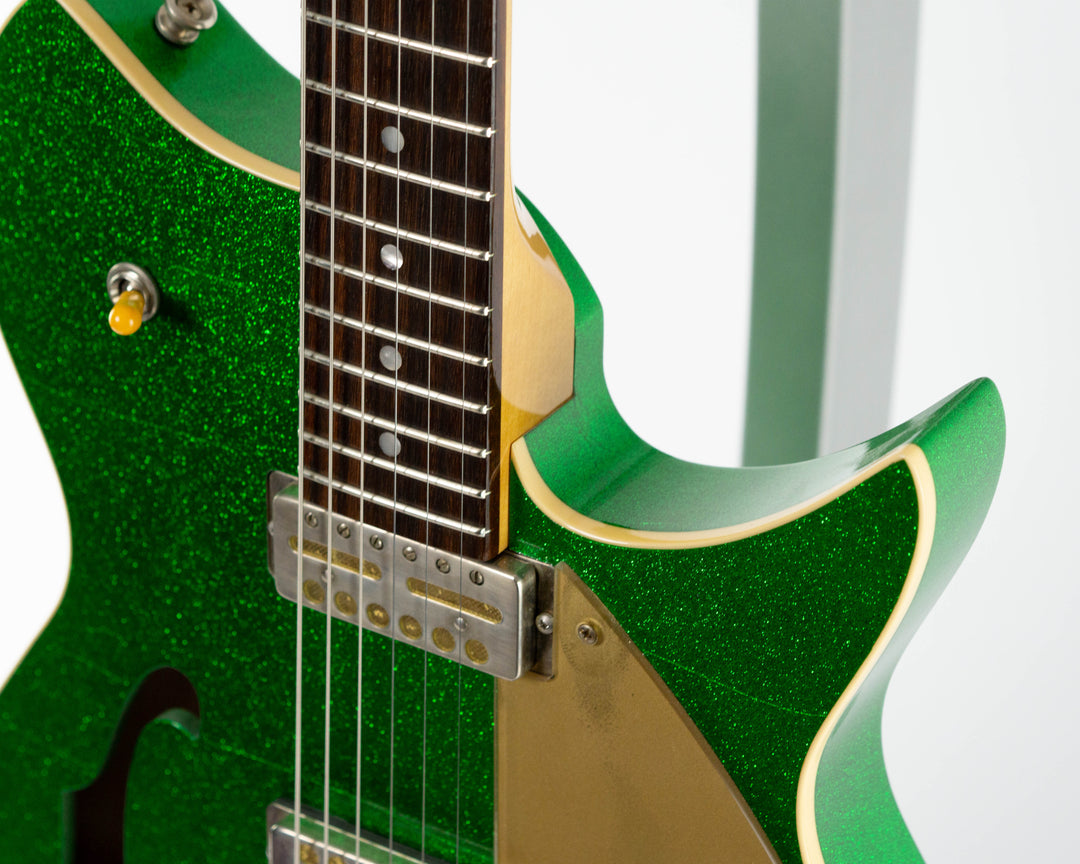 Fano Alt De Facto RB6 Thinline 2023 Candy Green Sparkle Light Distress