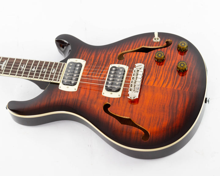 PRS SE Hollowbody I Piezo 2026 Orange Tiger Smokeburst