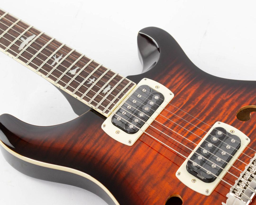PRS SE Hollowbody I Piezo 2026 Orange Tiger Smokeburst