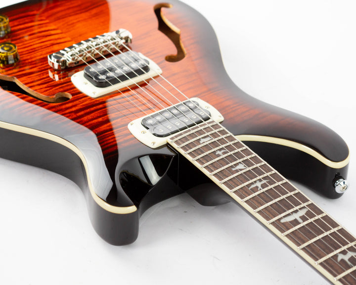 PRS SE Hollowbody I Piezo 2026 Orange Tiger Smokeburst