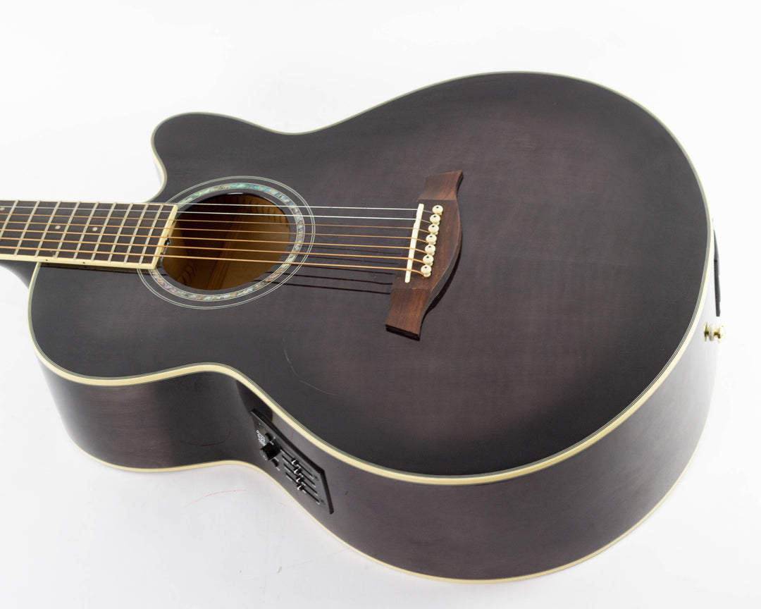 Ibanez AEL207E-TK1201 2015 Trans Charcoal
