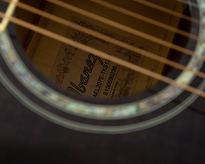 Ibanez AEL207E-TK1201 2015 Trans Charcoal