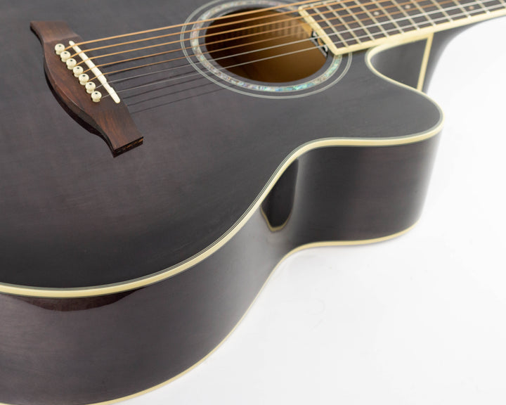 Ibanez AEL207E-TK1201 2015 Trans Charcoal