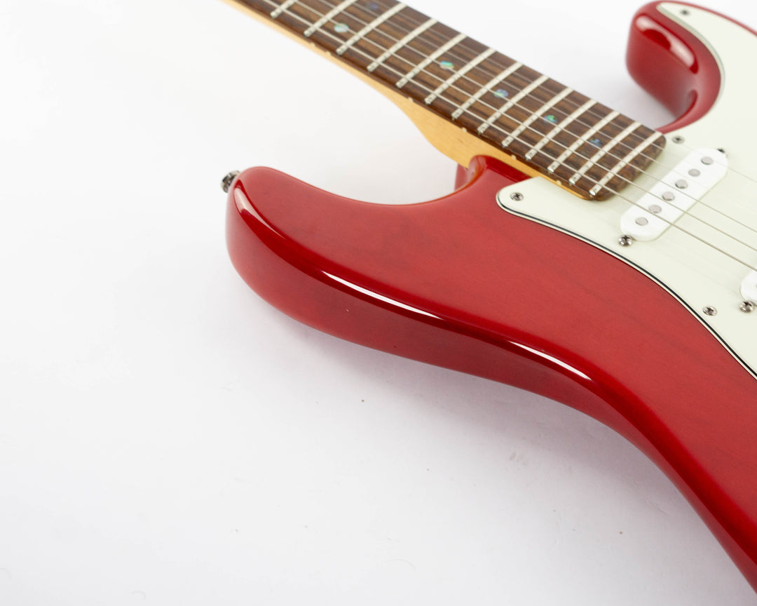 Fender American Deluxe Stratocaster 2008 Trans Red