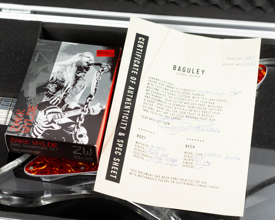 Baguley Custom Acrylic JM 2022