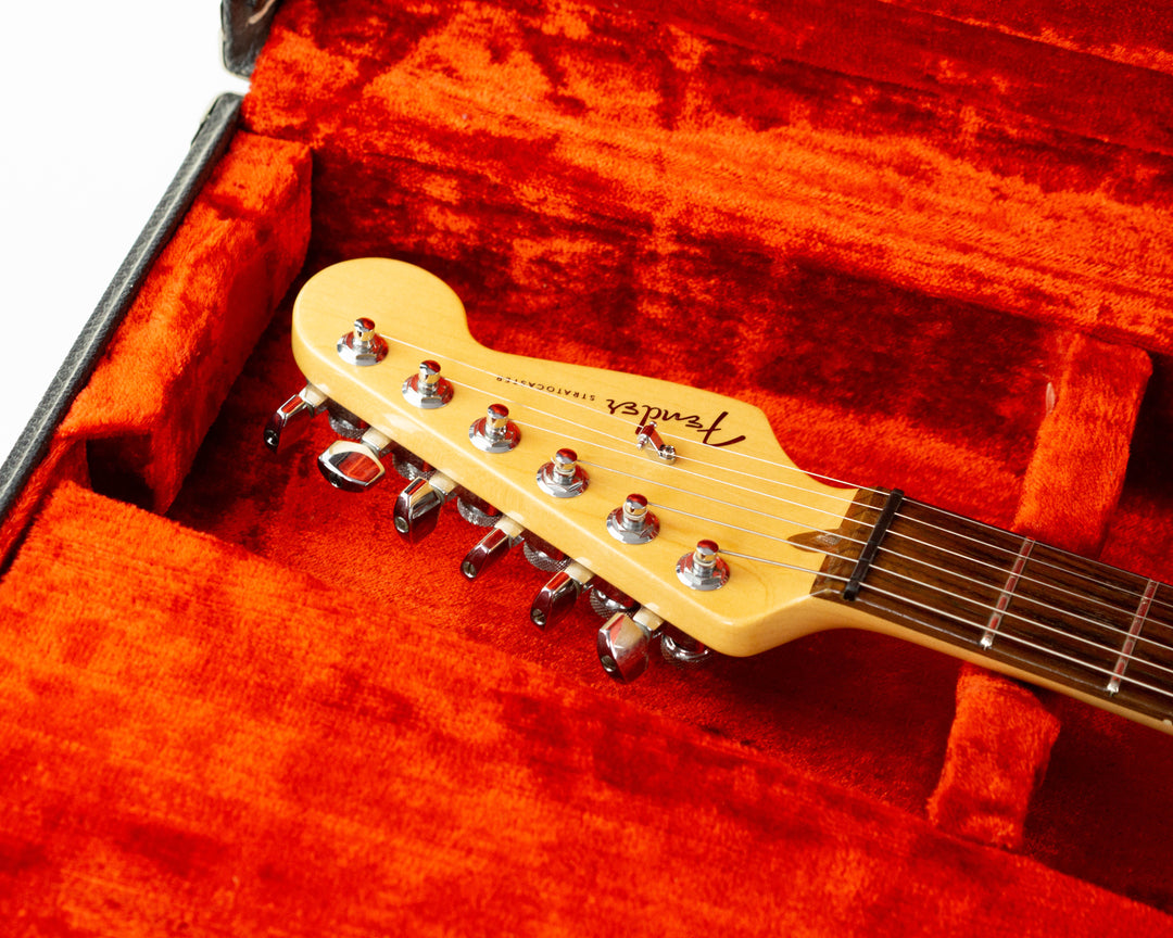 Fender American Deluxe Stratocaster 2008 Trans Red