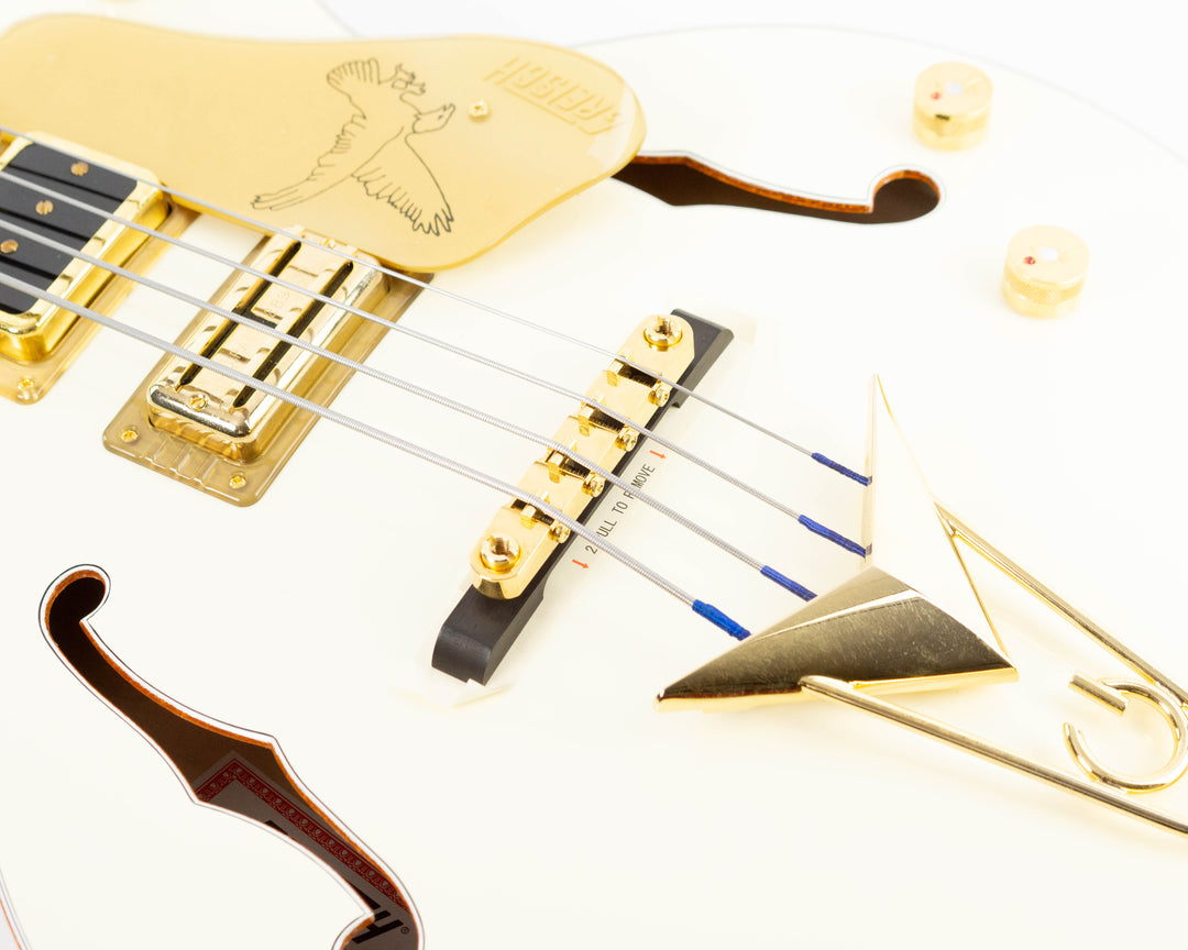 Gretsch G6136B-TP Tom Petersson Signature Falcon Bass 2022 White