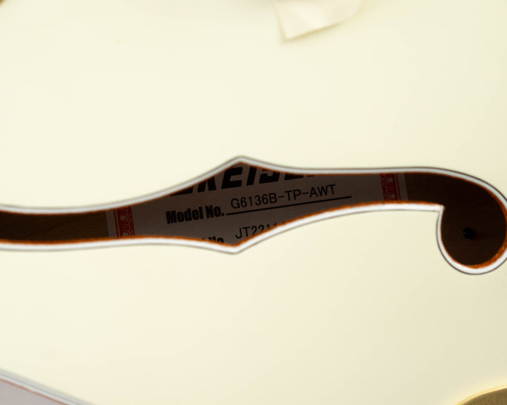 Gretsch G6136B-TP Tom Petersson Signature Falcon Bass 2022 White