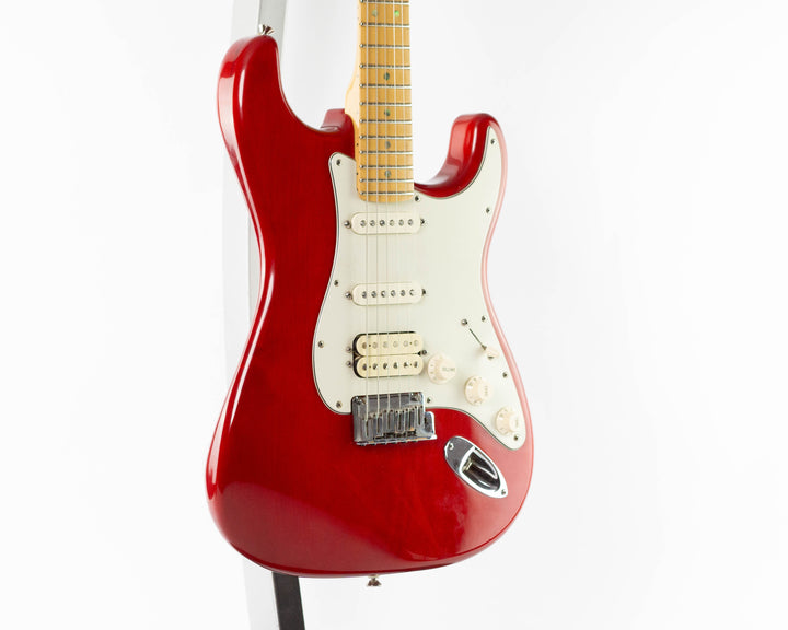 Fender American Deluxe Fat Stratocaster HSS 2000 Crimson Transparent