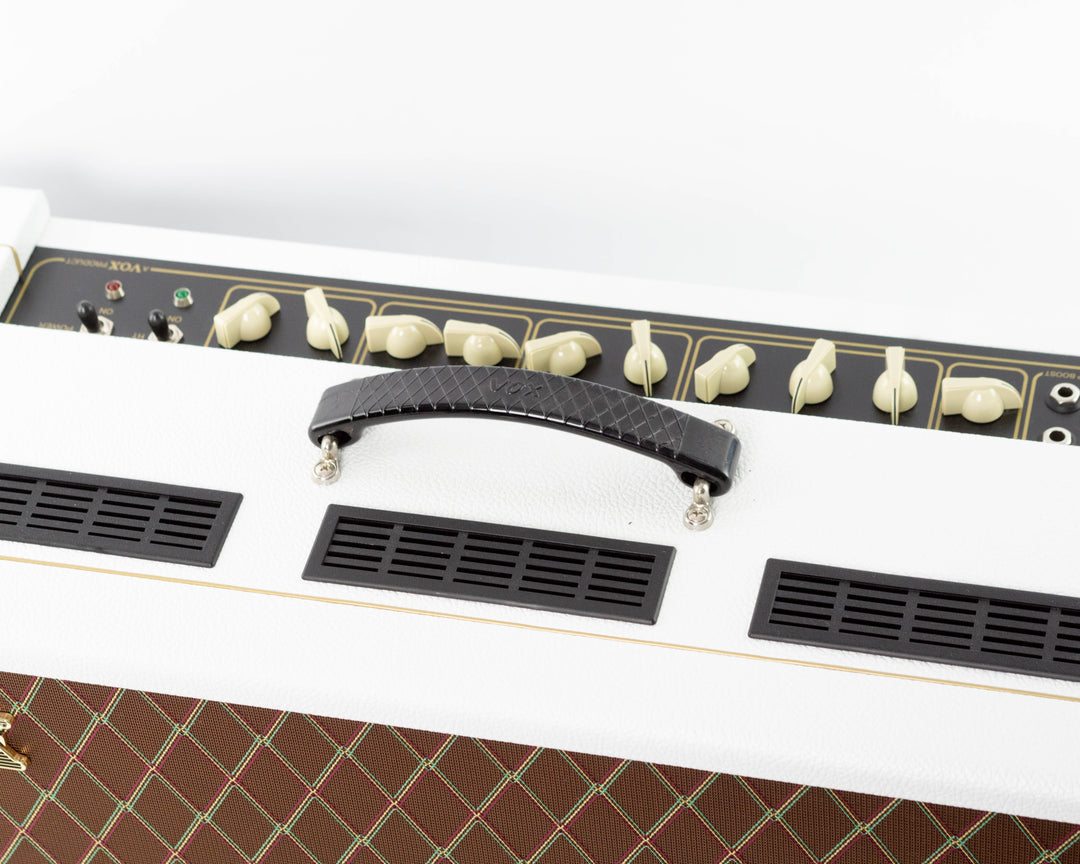 Vox AC30CH-WB Limited Edition Custom 2-Channel 30-Watt Guitar Amp Head 2017 White Bronco