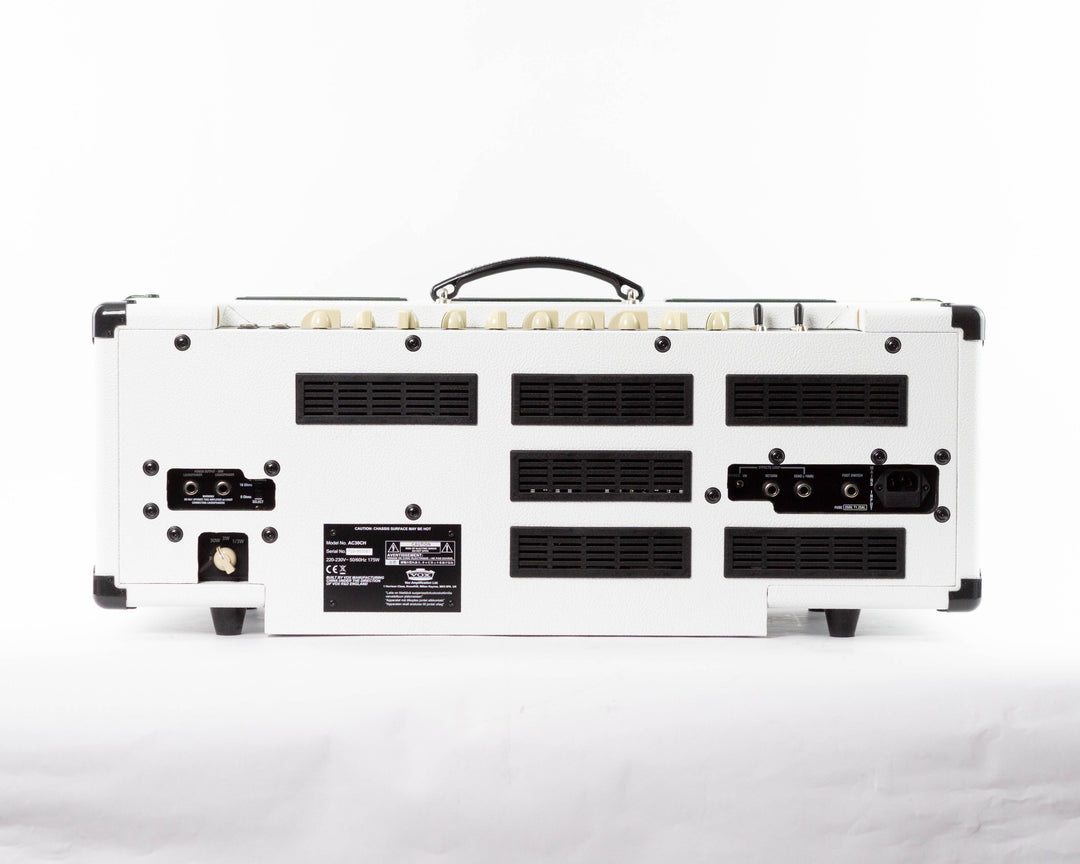 Vox AC30CH-WB Limited Edition Custom 2-Channel 30-Watt Guitar Amp Head 2017 White Bronco