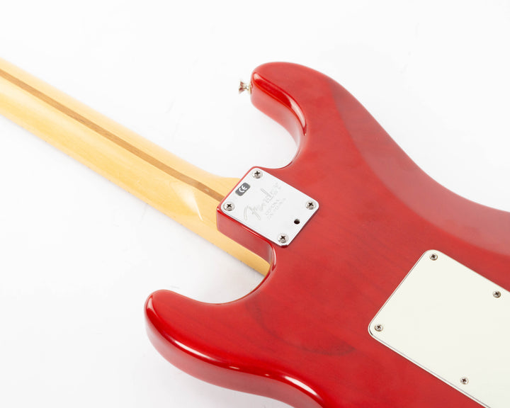 Fender American Deluxe Fat Stratocaster HSS 2000 Crimson Transparent
