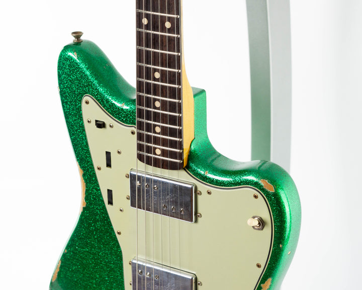 Fender Custom Shop '61 Jazzmaster Heavy Relic 2023 Candy Green Sparkle