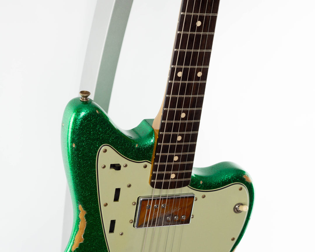 Fender Custom Shop '61 Jazzmaster Heavy Relic 2023 Candy Green Sparkle